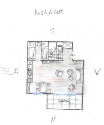 Fewo1846 Strandresidenz Wassersleben - Muschelnest - Stilvolles Studioapartment Mit Balkon Harrislee Zewnętrze zdjęcie