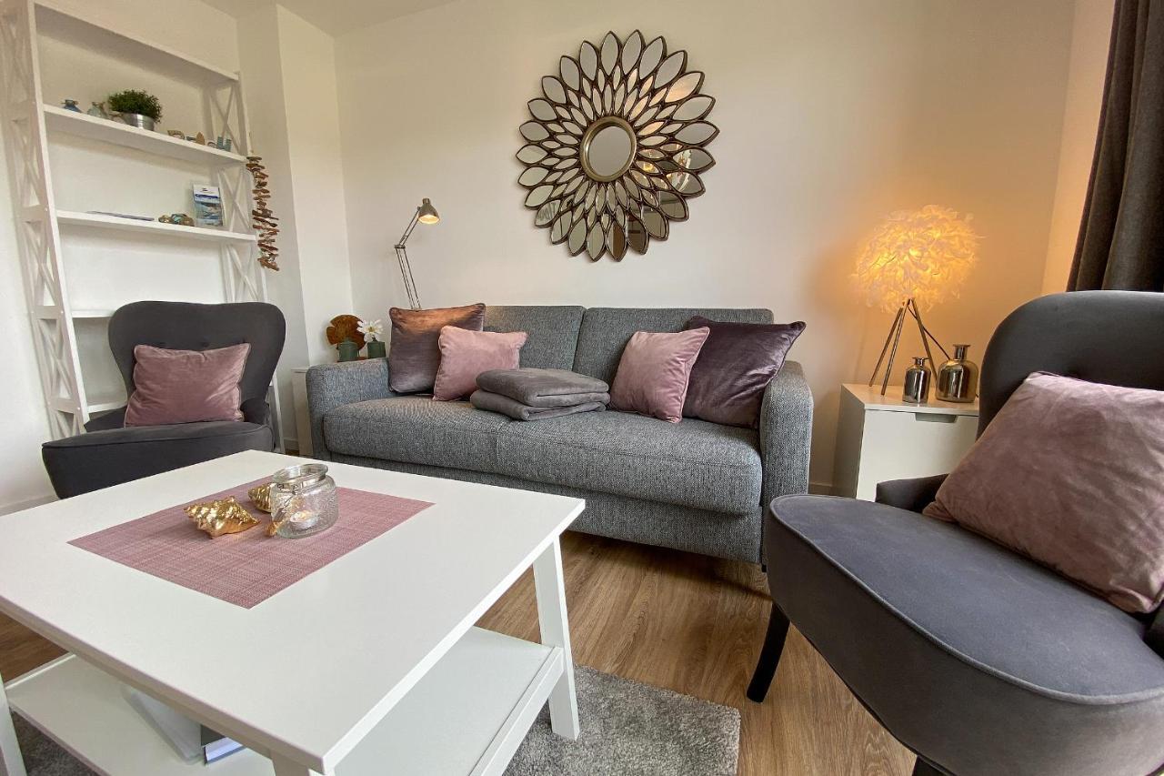 Fewo1846 Strandresidenz Wassersleben - Muschelnest - Stilvolles Studioapartment Mit Balkon Harrislee Zewnętrze zdjęcie