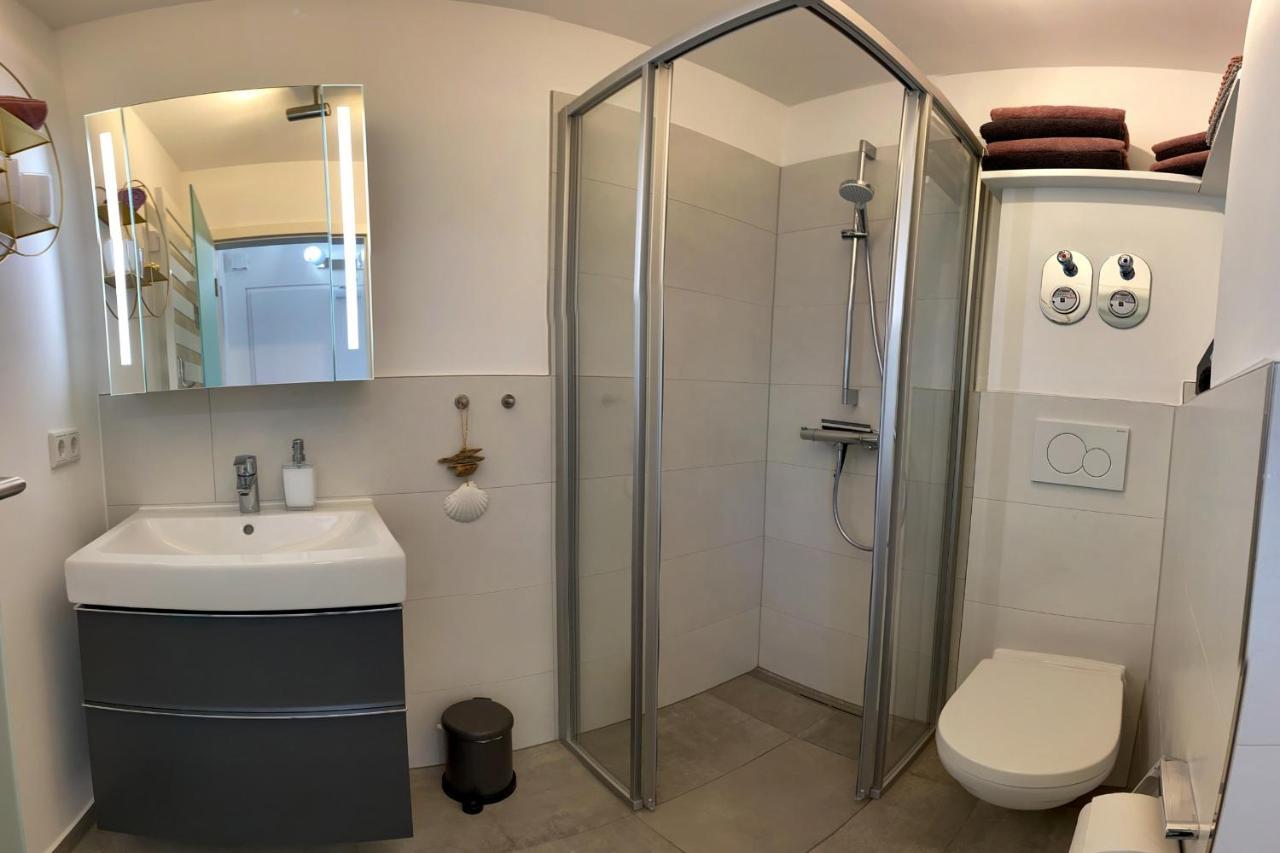 Fewo1846 Strandresidenz Wassersleben - Muschelnest - Stilvolles Studioapartment Mit Balkon Harrislee Zewnętrze zdjęcie